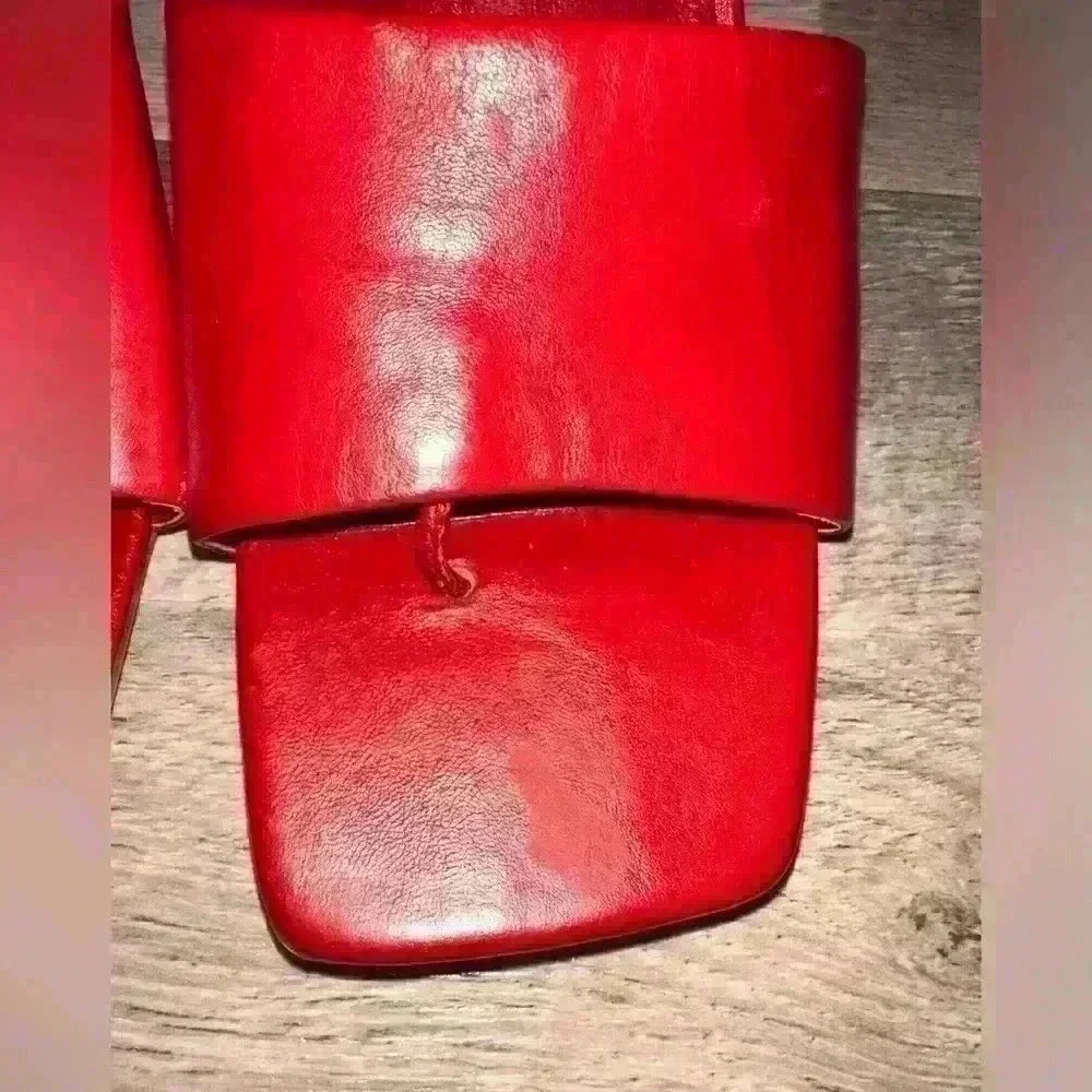 Zara red sandals size 41 - Picture 5 of 6